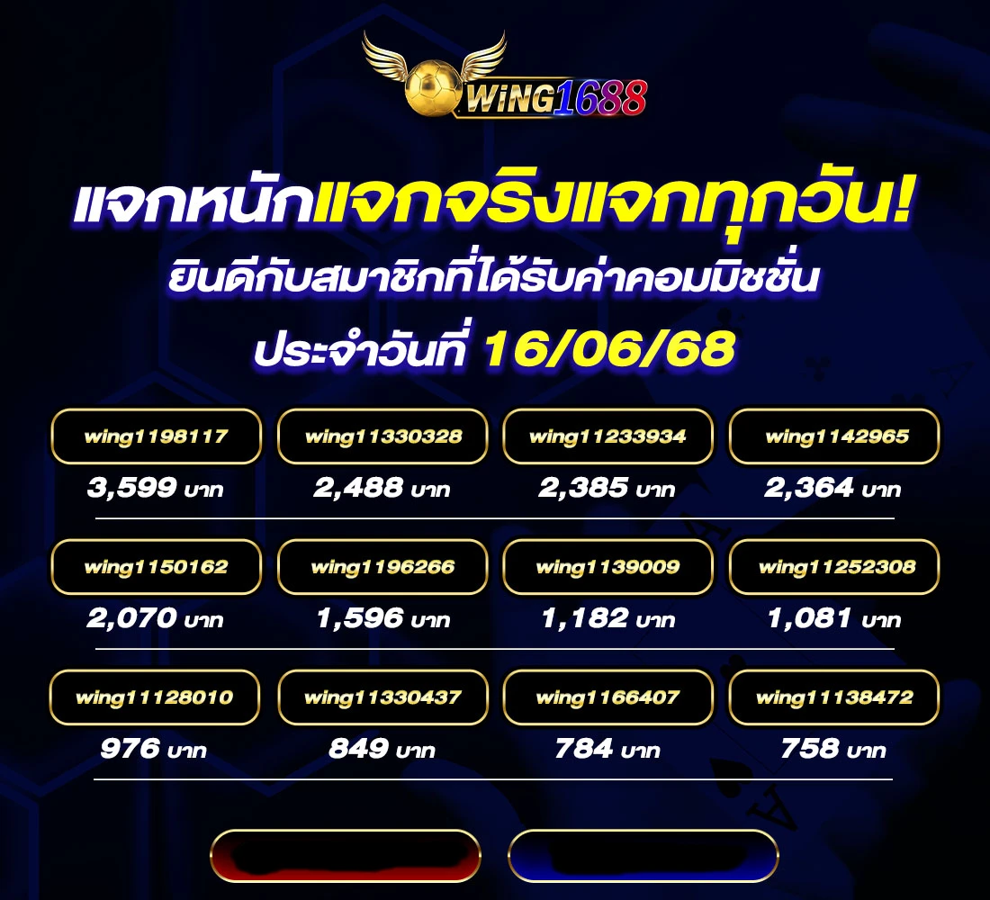 แจกทุกวัน by wing 1688